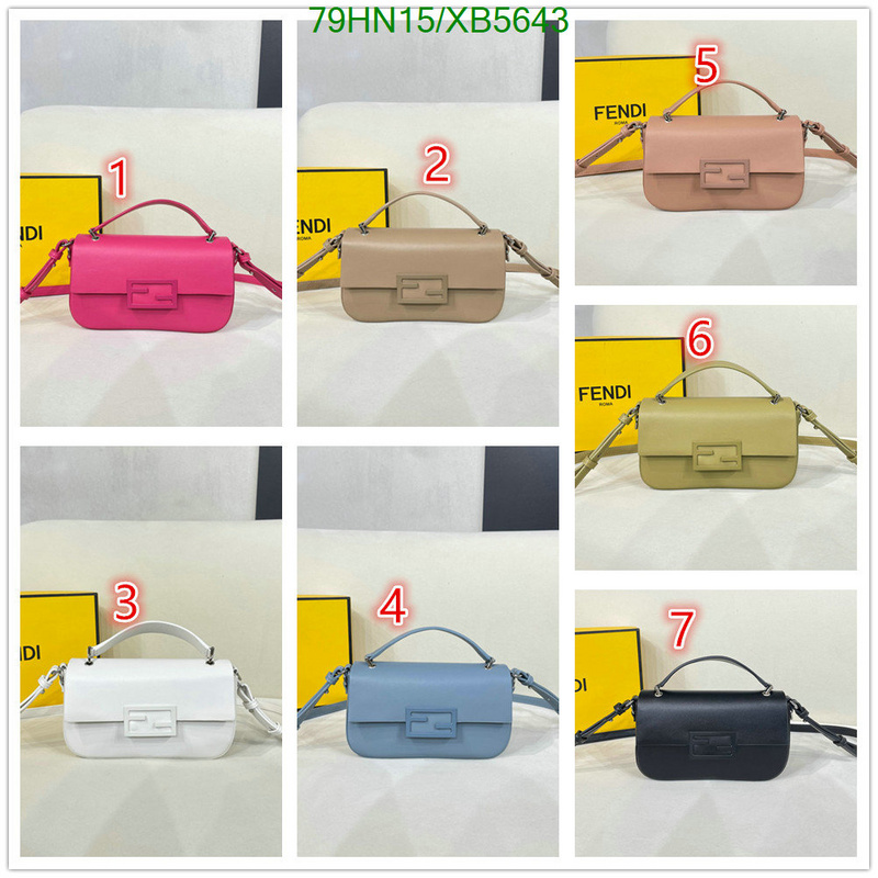 Fendi Bag-(4A)-Baguette-,Code: XB5643,$: 79USD