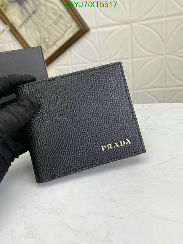 Prada Bag-(4A)-Wallet-,Code: XT5517,$: 45USD