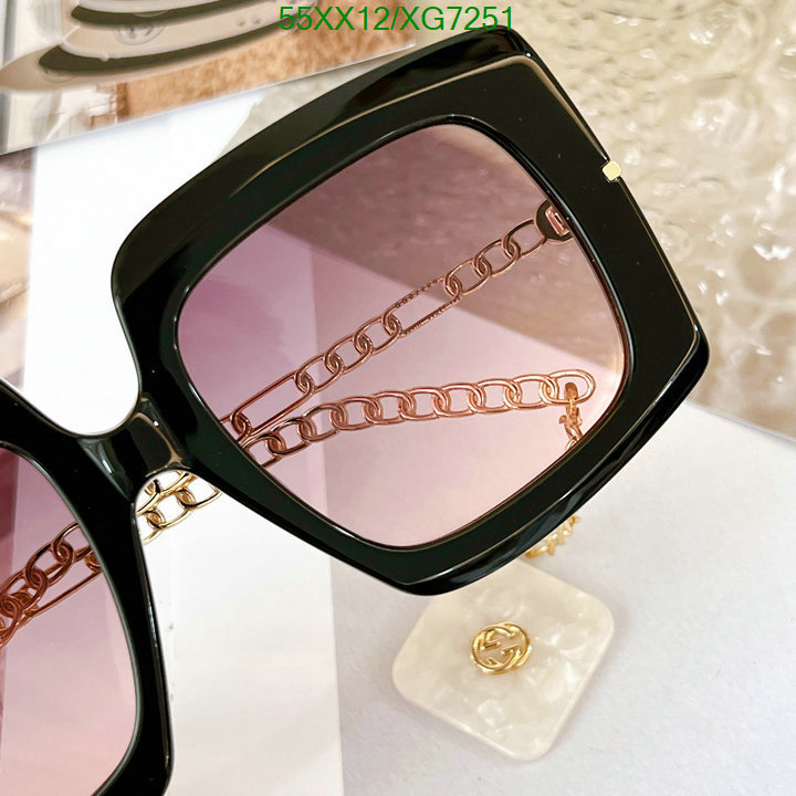 Glasses-Gucci, Code: XG7251,$: 55USD