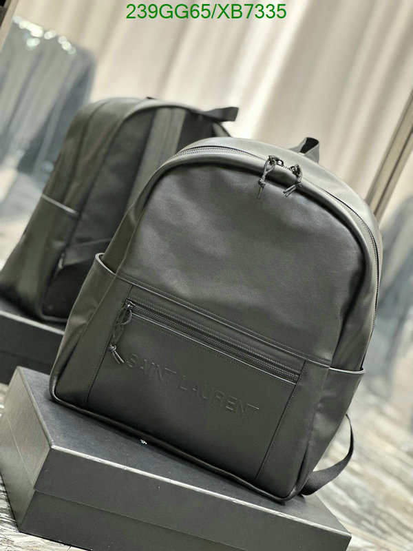 YSL Bag-(Mirror)-Backpack-,Code: XB7335,$: 239USD