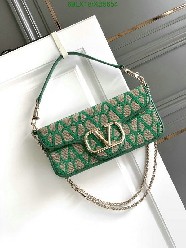 Valentino Bag-(4A)-LOC-V Logo ,Code: XB5654,$: 89USD