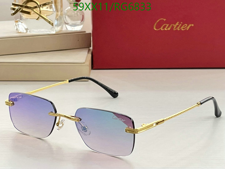 Glasses-Cartier, Code: RG6833,$: 59USD