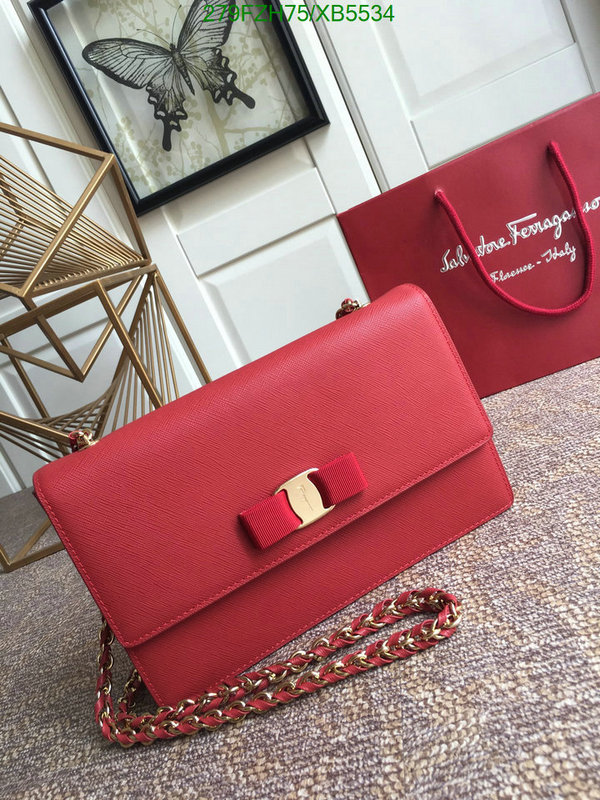 Ferragamo Bag-(Mirror)-Diagonal-,Code: XB5534,$: 279USD