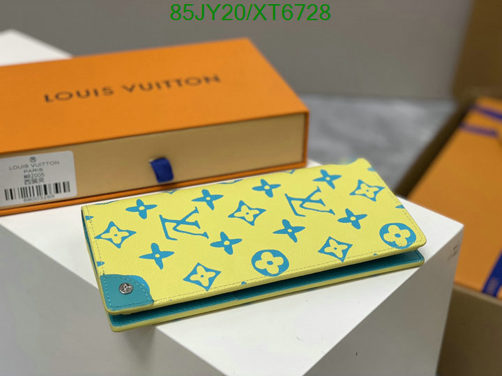 LV Bags-(Mirror)-Wallet-,Code: XT6728,$: 85USD