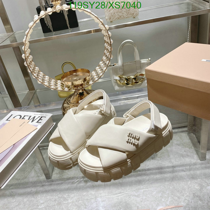 Women Shoes-Miu Miu, Code: XS7040,$: 119USD