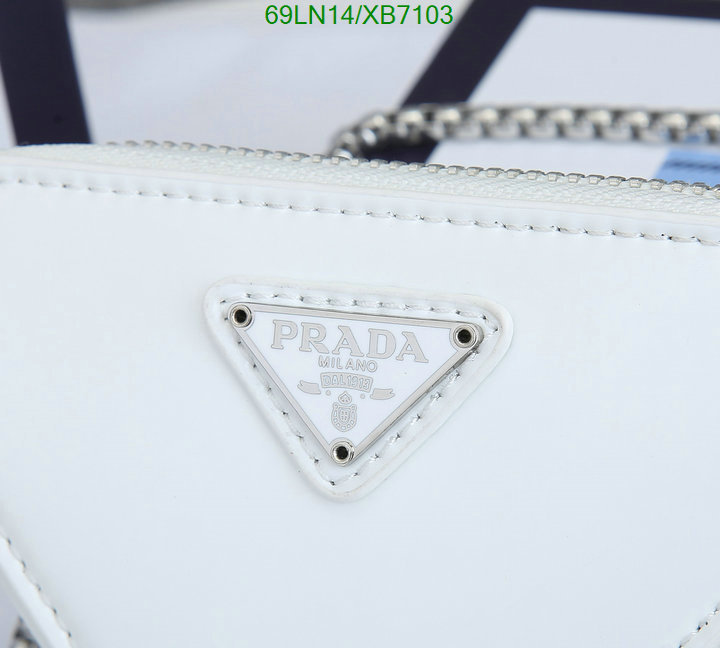 Prada Bag-(4A)-Triangle-,Code: XB7103,$: 69USD