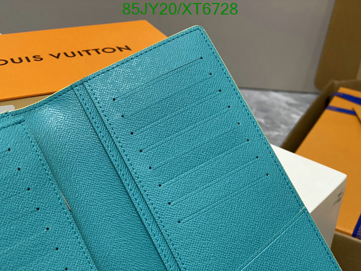 LV Bags-(Mirror)-Wallet-,Code: XT6728,$: 85USD