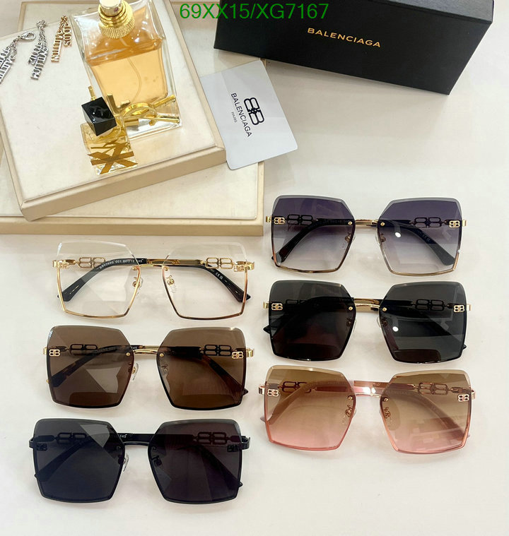 Glasses-Balenciaga, Code: XG7167,$: 69USD