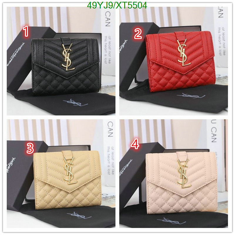 YSL Bag-(4A)-Wallet-,Code: XT5504,$: 49USD