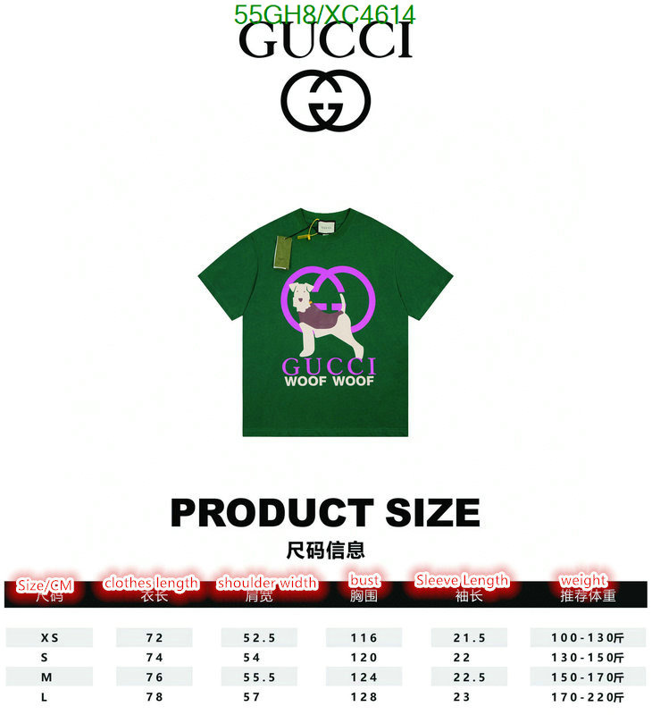 Clothing-Gucci, Code: XC4614,$: 55USD