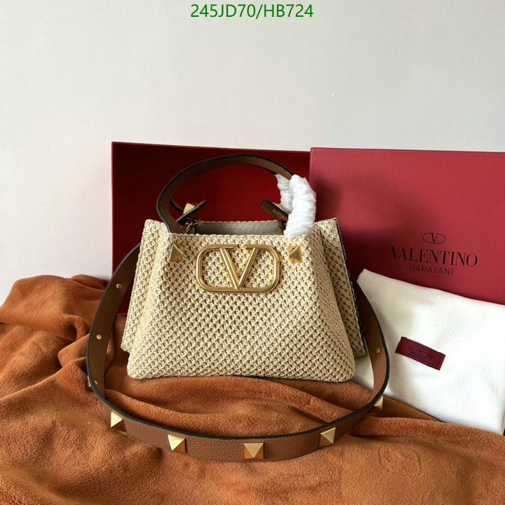 Valentino Bag-(Mirror)-Handbag-,Code: HB724,$: 245USD