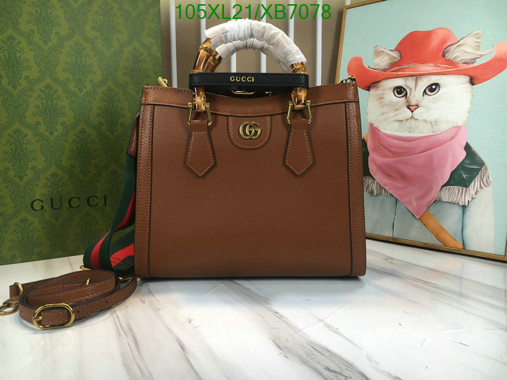 Gucci Bag-(4A)-Diana-Bamboo-,Code: XB7078,$: 105USD