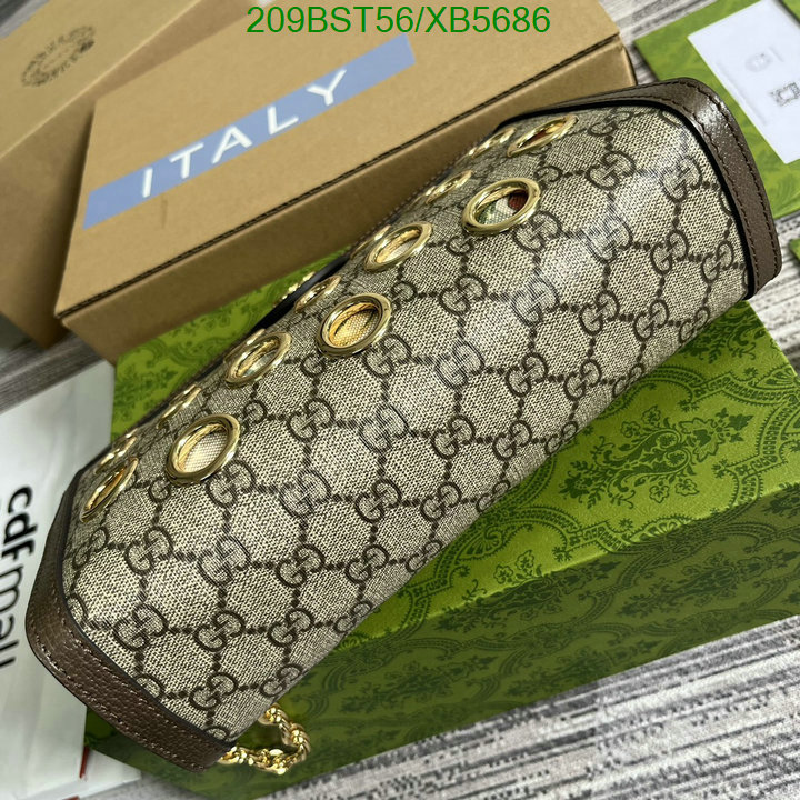 Gucci Bag-(Mirror)-Diagonal-,Code: XB5686,$: 209USD