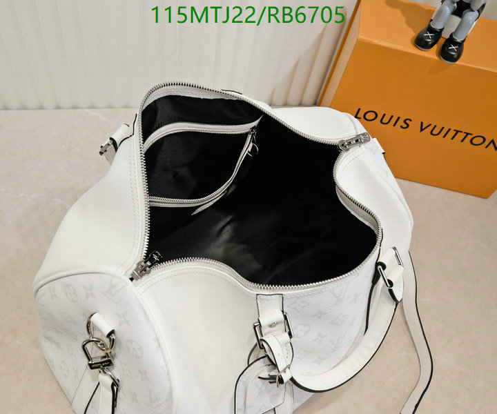 LV Bags-(4A)-Keepall BandouliRe 45-50-,Code: RB6705,$: 115USD