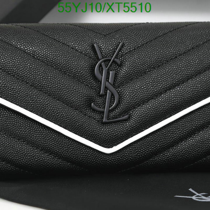 YSL Bag-(4A)-Wallet-,Code: XT5510,$: 55USD