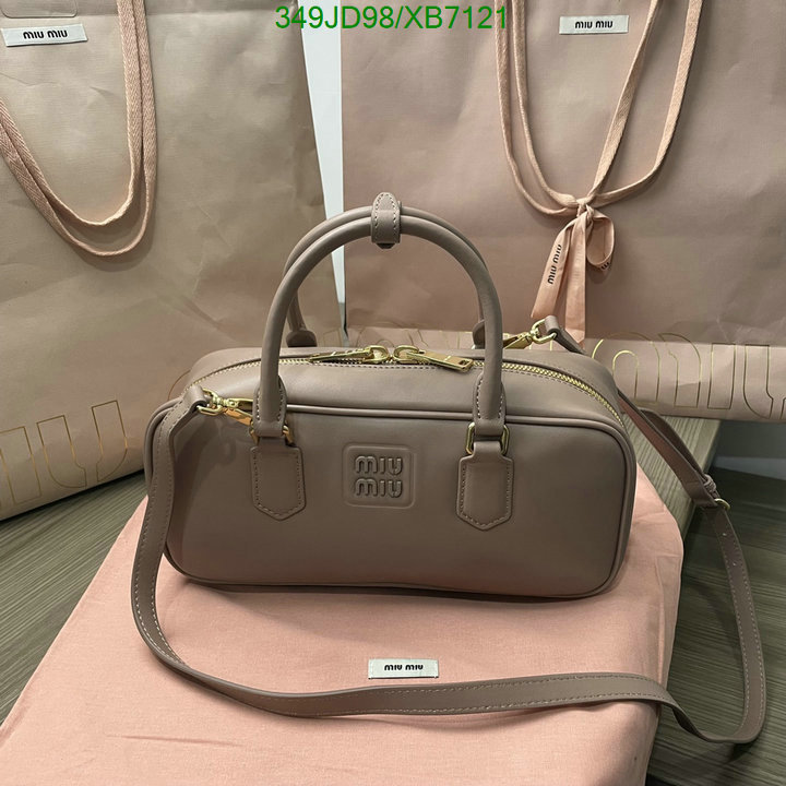 Miu Miu Bag-(Mirror)-Handbag-,Code: XB7121,$: 349USD