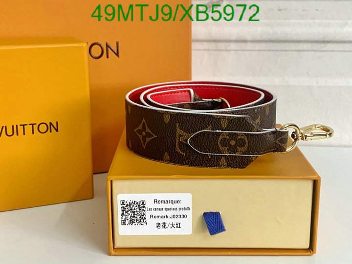 LV Bags-(4A)-Shoulder Strap-,Code: XB5972,$: 49USD