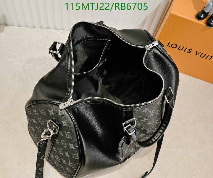 LV Bags-(4A)-Keepall BandouliRe 45-50-,Code: RB6705,$: 115USD