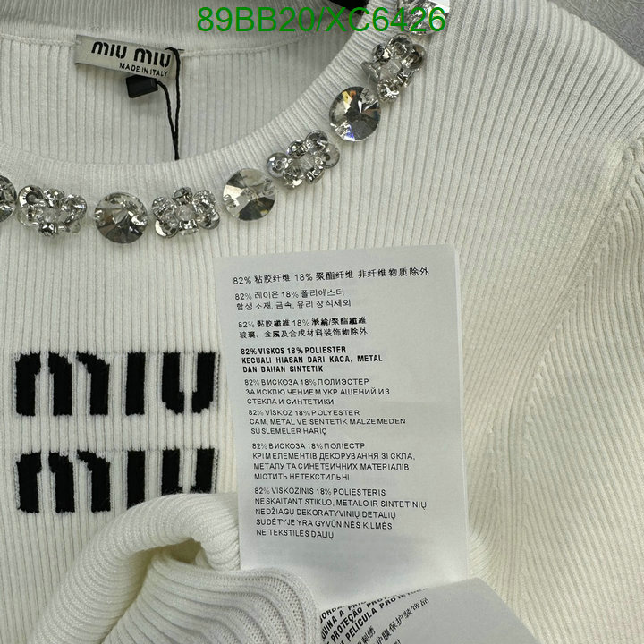 Clothing-MIUMIU, Code: XC6426,$: 89USD