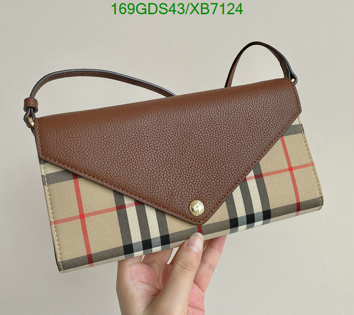 Burberry Bag-(Mirror)-Diagonal-,Code: XB7124,$: 169USD