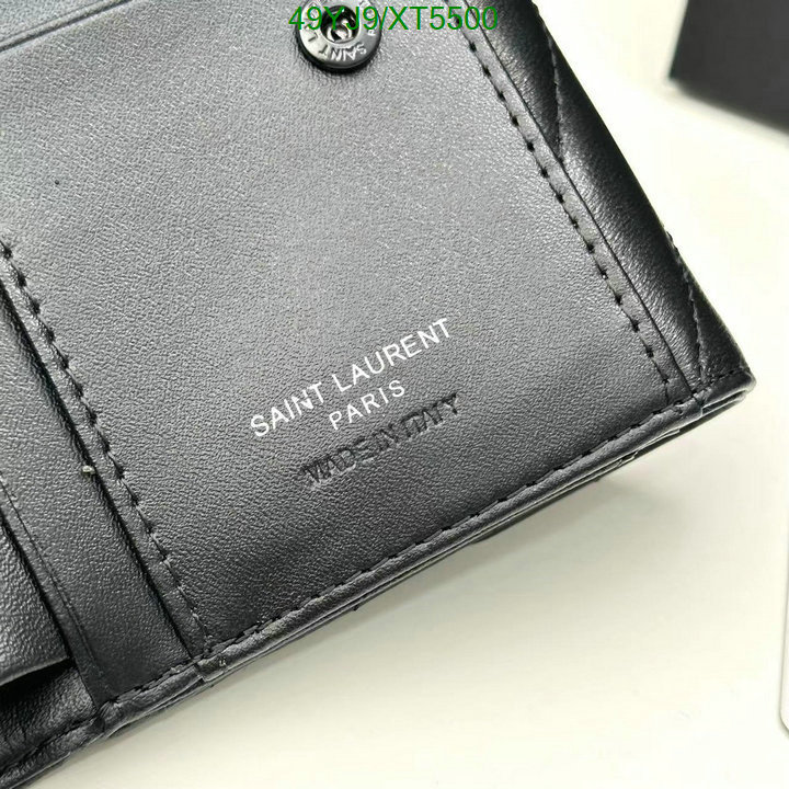 YSL Bag-(4A)-Wallet-,Code: XT5500,$: 49USD