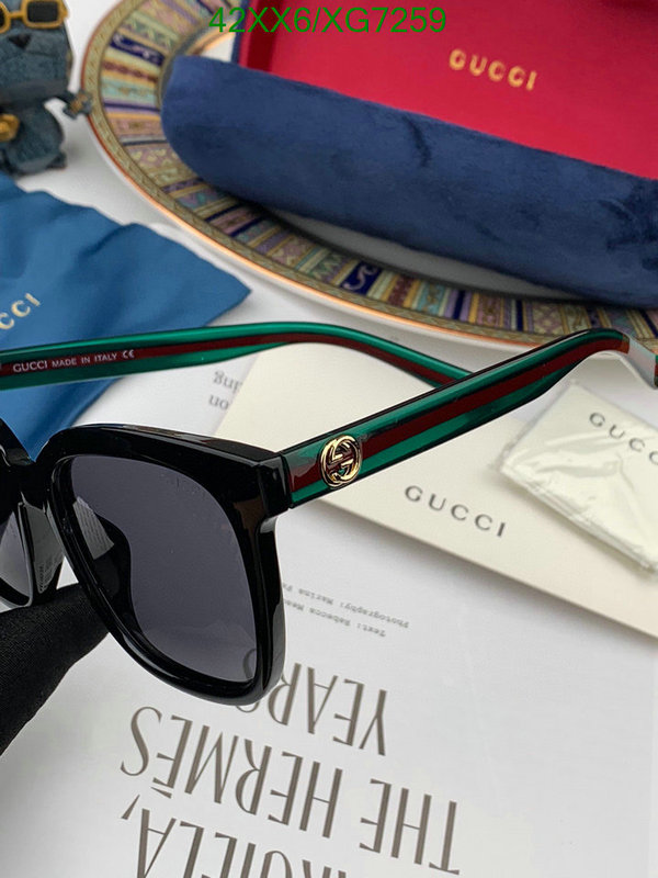 Glasses-Gucci, Code: XG7259,$: 42USD