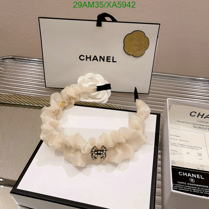 Headband-Chanel, Code: XA5942,$: 29USD