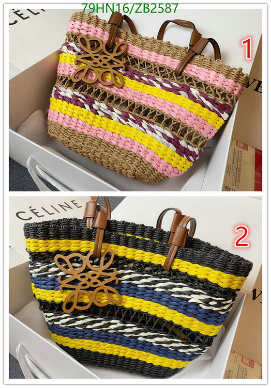 Loewe Bag-(4A)-Handbag-,Code: ZB2587,$: 79USD