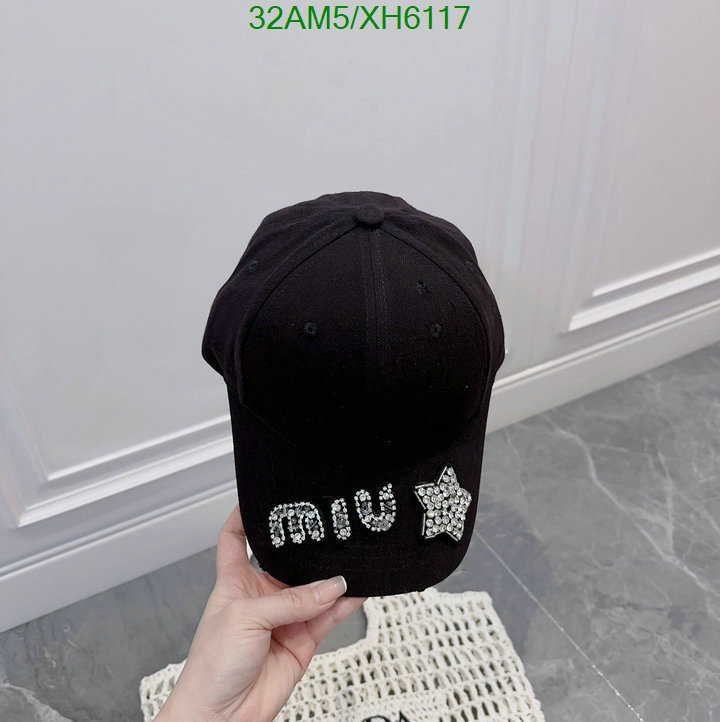 Cap -(Hat)-Miu Miu, Code: XH6117,$: 32USD