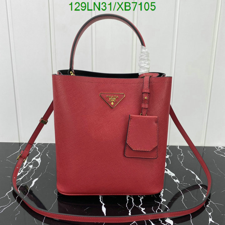 Prada Bag-(4A)-Diagonal-,Code: XB7105,$: 129USD