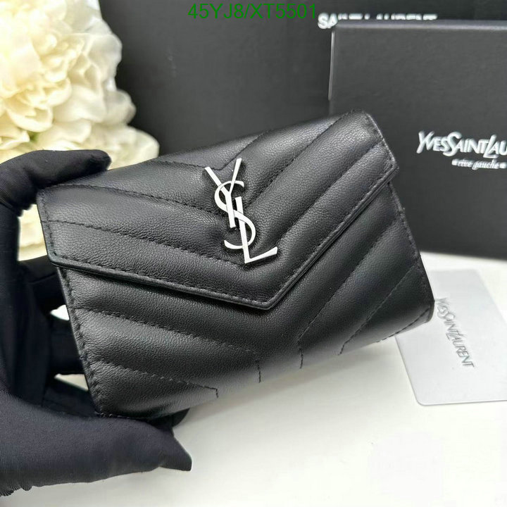 YSL Bag-(4A)-Wallet-,Code: XT5501,$: 45USD