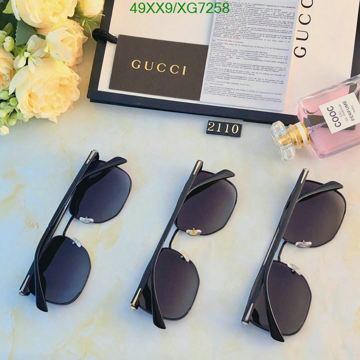 Glasses-Gucci, Code: XG7258,$: 49USD