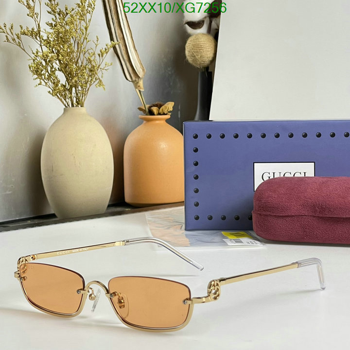 Glasses-Gucci, Code: XG7256,$: 52USD