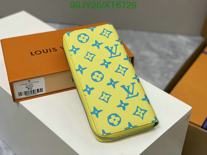 LV Bags-(Mirror)-Wallet-,Code: XT6729,$: 99USD
