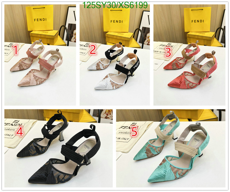 Women Shoes-Fendi, Code: XS6199,$: 125USD