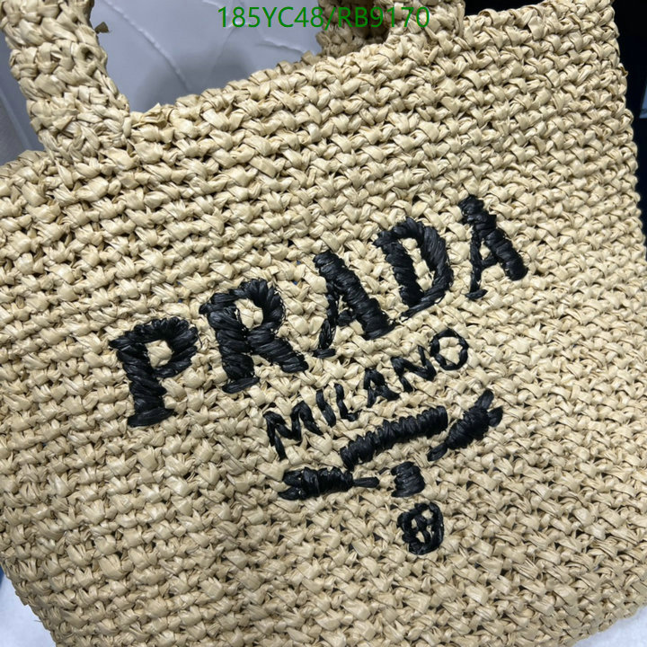 Prada Bag-(Mirror)-Handbag-,Code: RB9170,$: 185USD