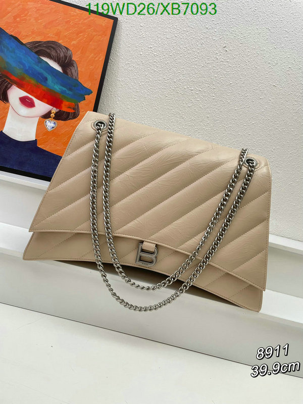 Balenciaga Bag-(4A)-Hourglass-,Code: XB7093,