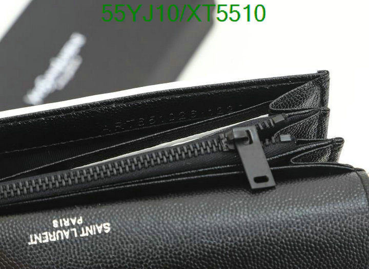 YSL Bag-(4A)-Wallet-,Code: XT5510,$: 55USD