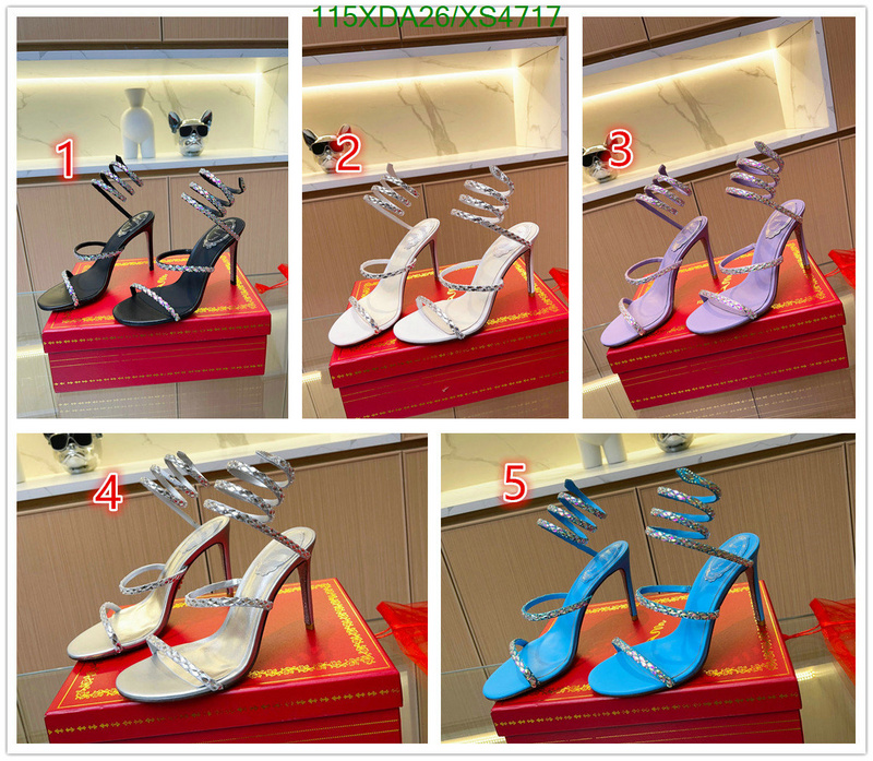 Women Shoes-Rene Caovilla, Code: XS4717,$: 115USD