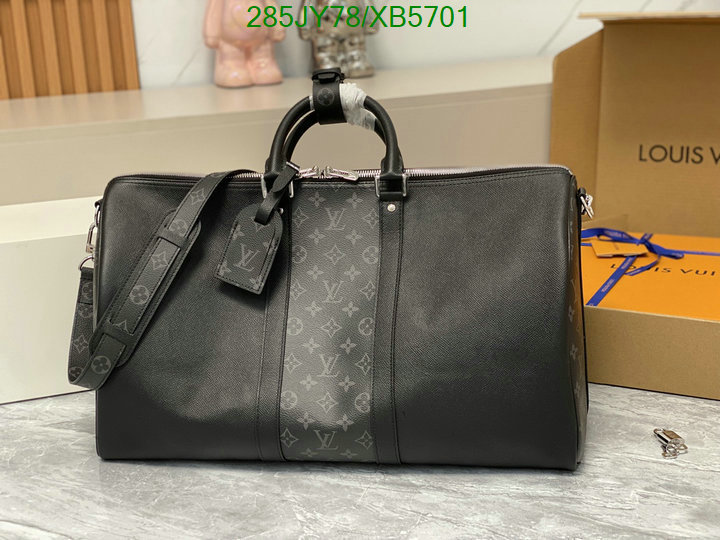 LV Bags-(Mirror)-Keepall BandouliRe 45-50-,Code: XB5701,$: 285USD