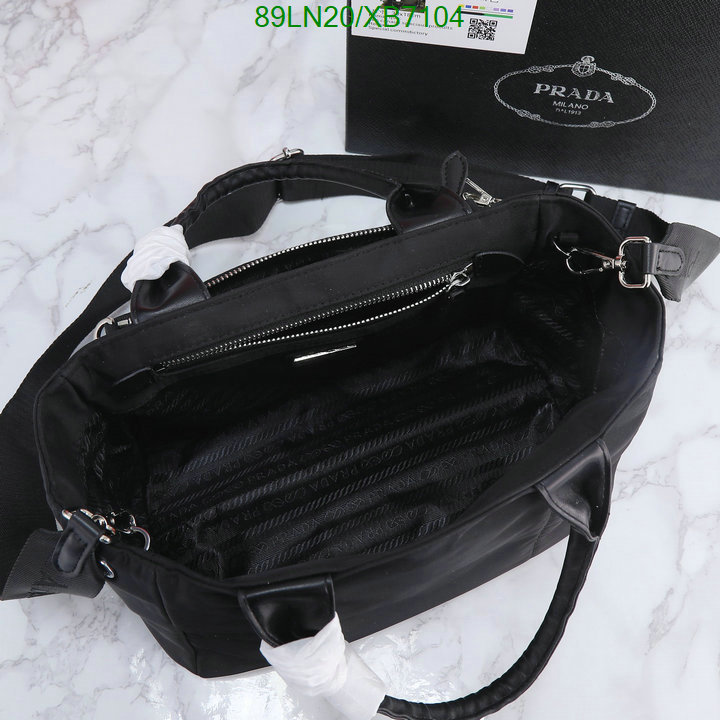 Prada Bag-(4A)-Handbag-,Code: XB7104,$: 89USD