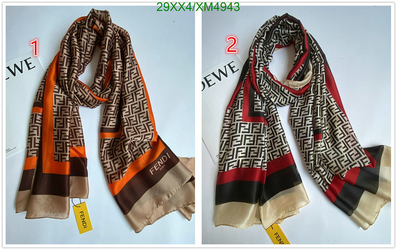 Scarf-Fendi, Code: XM4943,$: 29USD