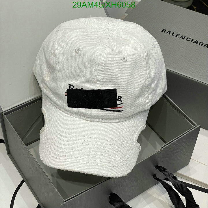 Cap -(Hat)-Balenciaga, Code: XH6058,$: 29USD