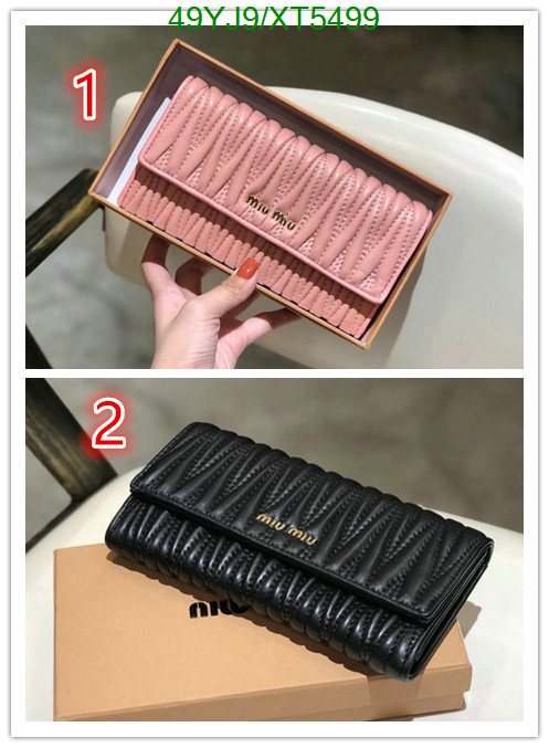 Miu Miu Bag-(4A)-Wallet-,Code: XT5499,$: 49USD