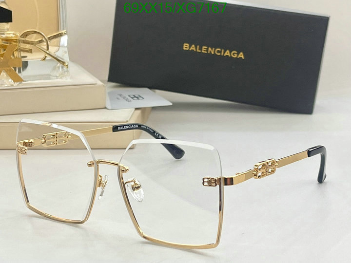 Glasses-Balenciaga, Code: XG7167,$: 69USD