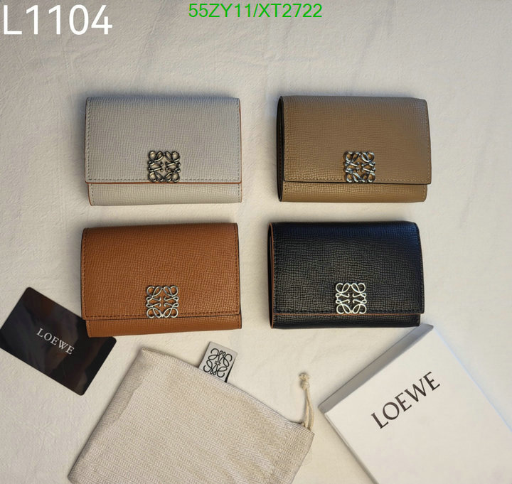 Loewe Bag-(4A)-Wallet-,Code: XT2722,$: 55USD