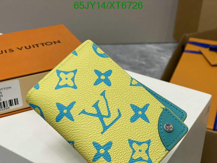 LV Bags-(Mirror)-Wallet-,Code: XT6726,$: 65USD