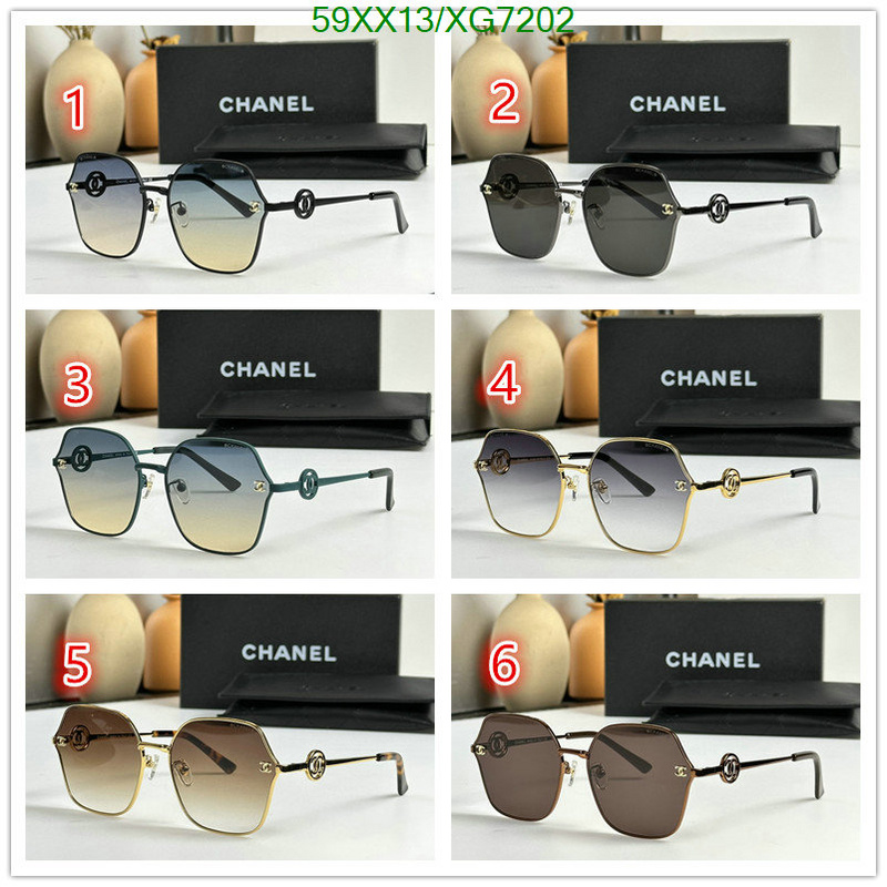 Glasses-Chanel, Code: XG7202,$: 59USD