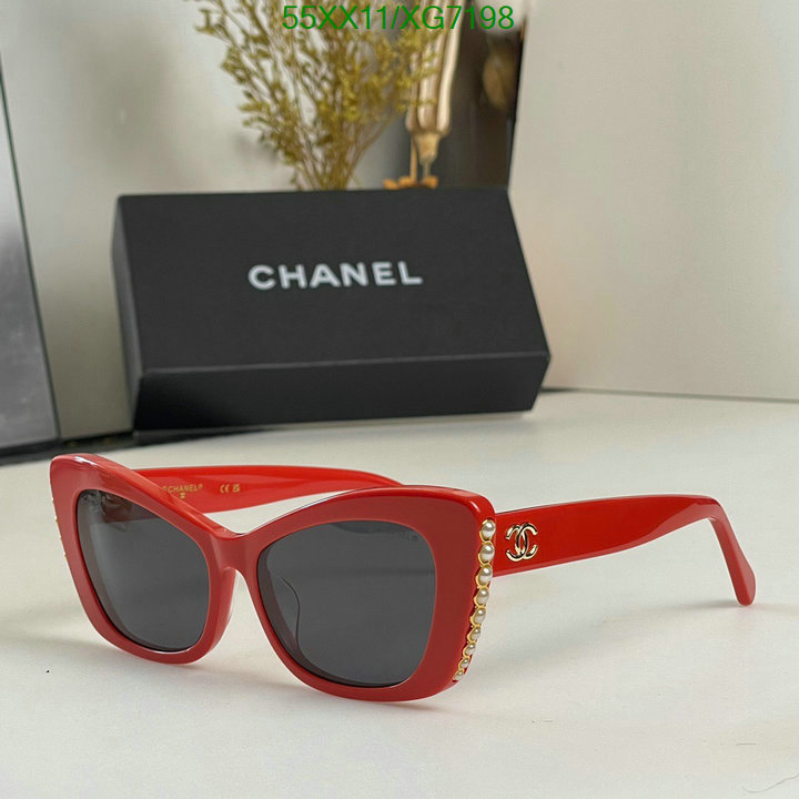 Glasses-Chanel, Code: XG7198,$: 55USD