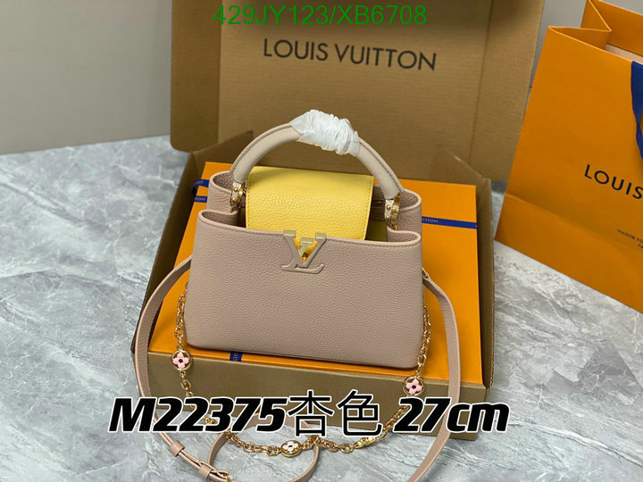 LV Bags-(Mirror)-Handbag-,Code: XB6708,